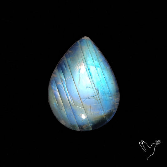 Rainbow Moonstone Cabochon High Grade