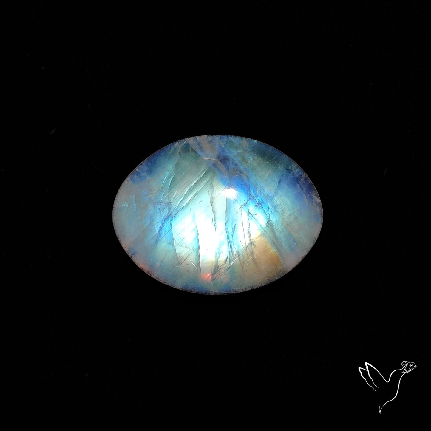 Rainbow Moonstone Cabochon High Grade