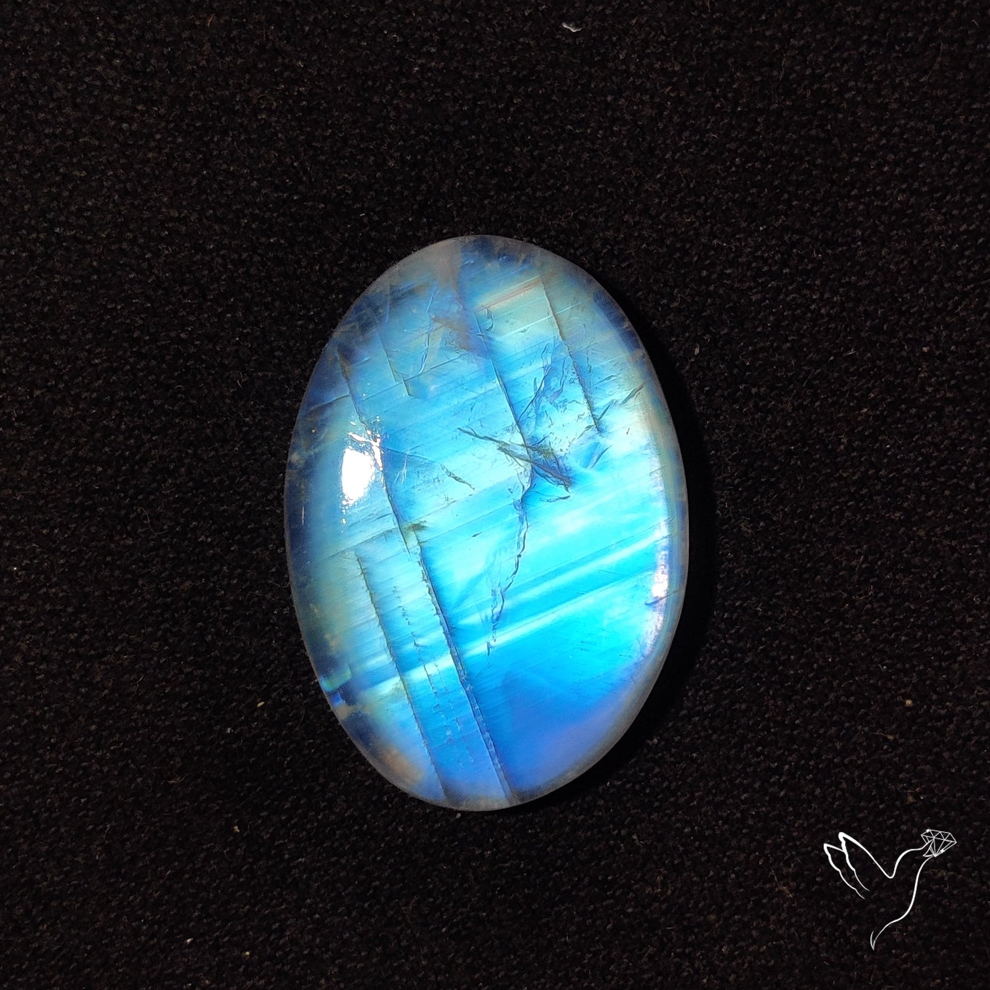 Rainbow Moonstone Cabochon High Grade