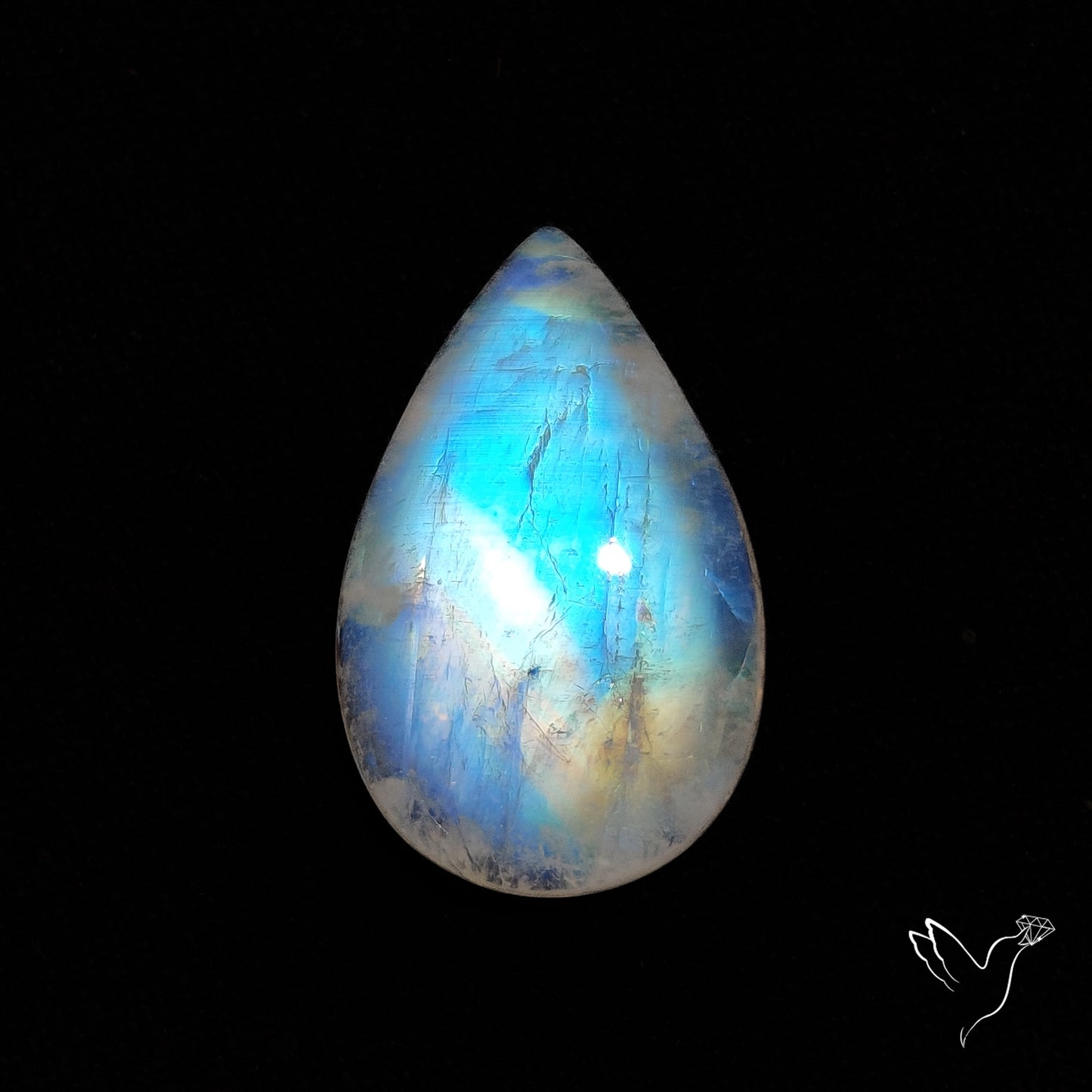 Rainbow Moonstone Cabochon High Grade