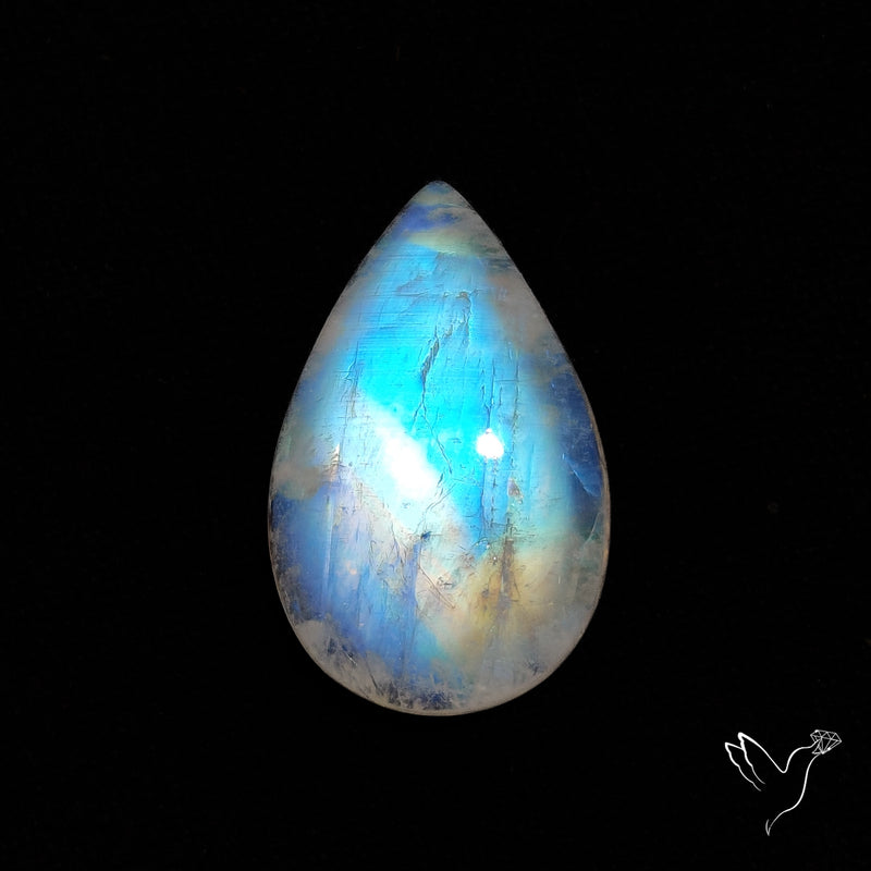 Rainbow Moonstone Cabochon High Grade