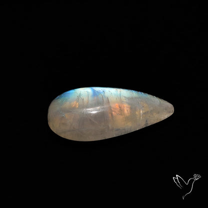 Rainbow Moonstone Cabochon High Grade