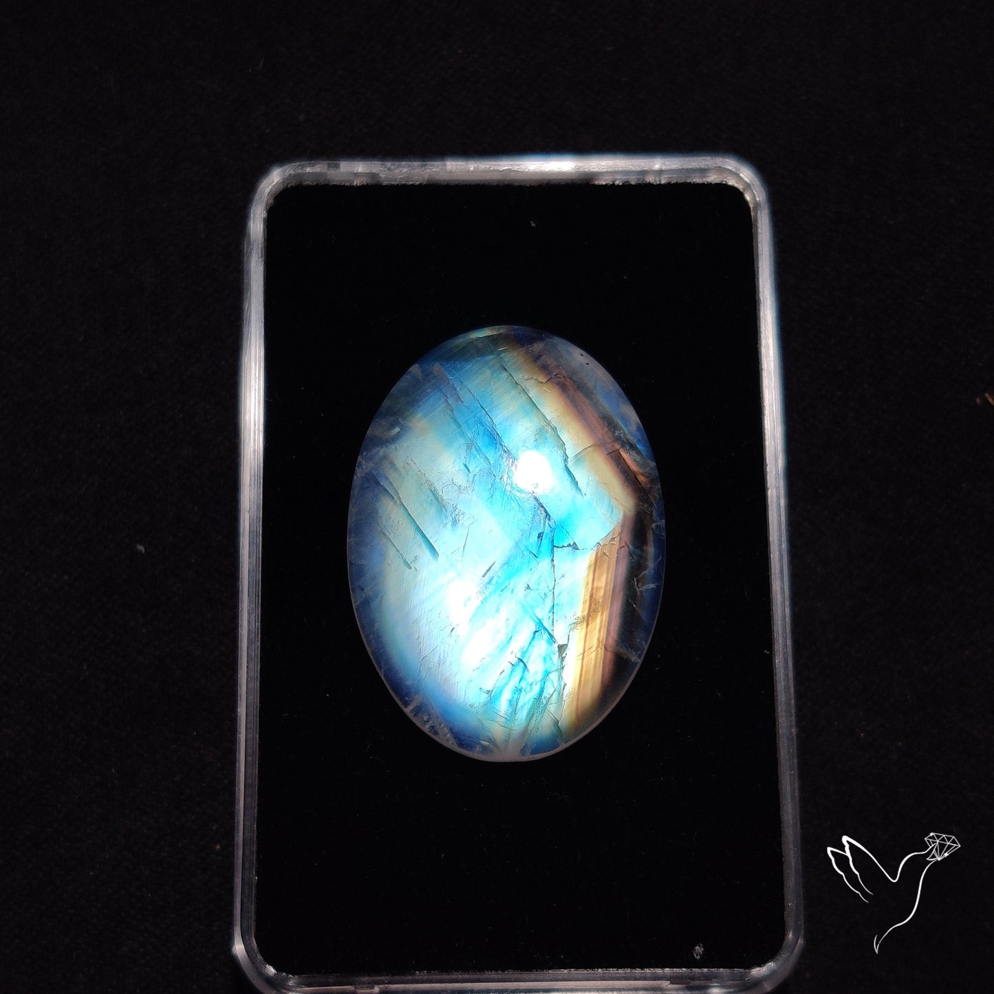 Rainbow Moonstone Cabochon High Grade