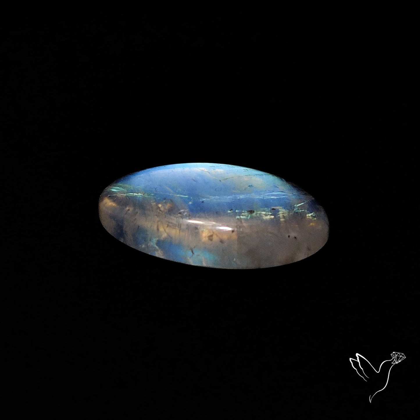 Rainbow Moonstone Cabochon High Grade