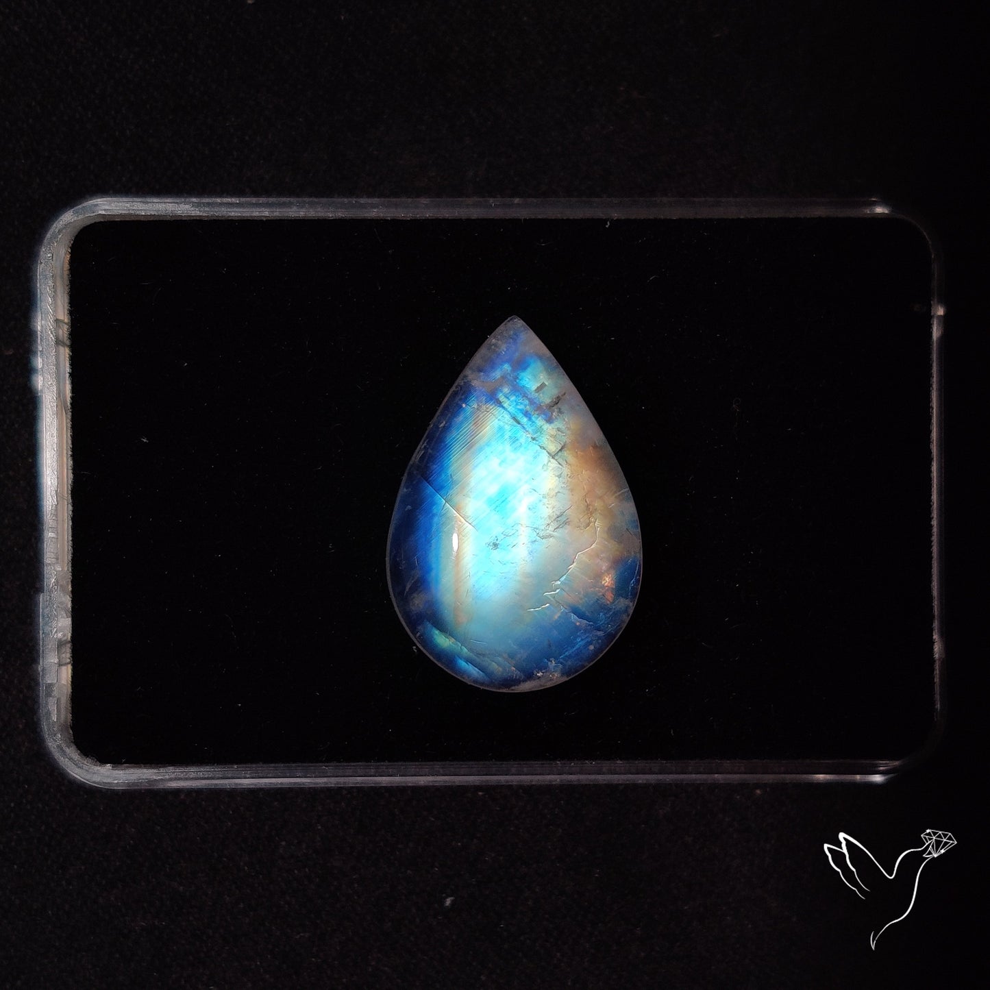 Rainbow Moonstone Cabochon High Grade
