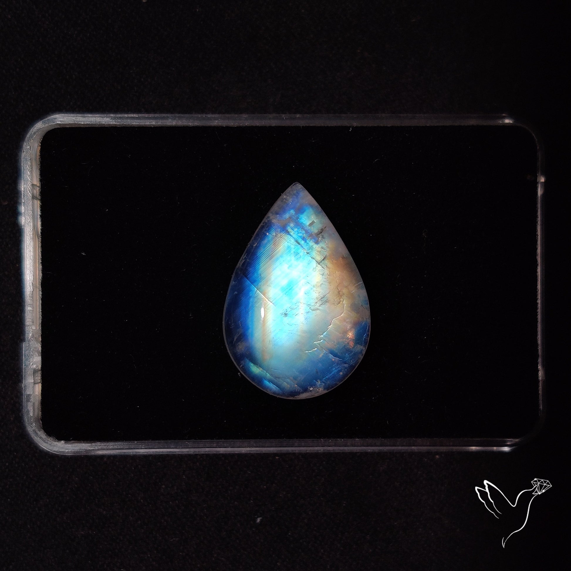 Rainbow Moonstone Cabochon High Grade