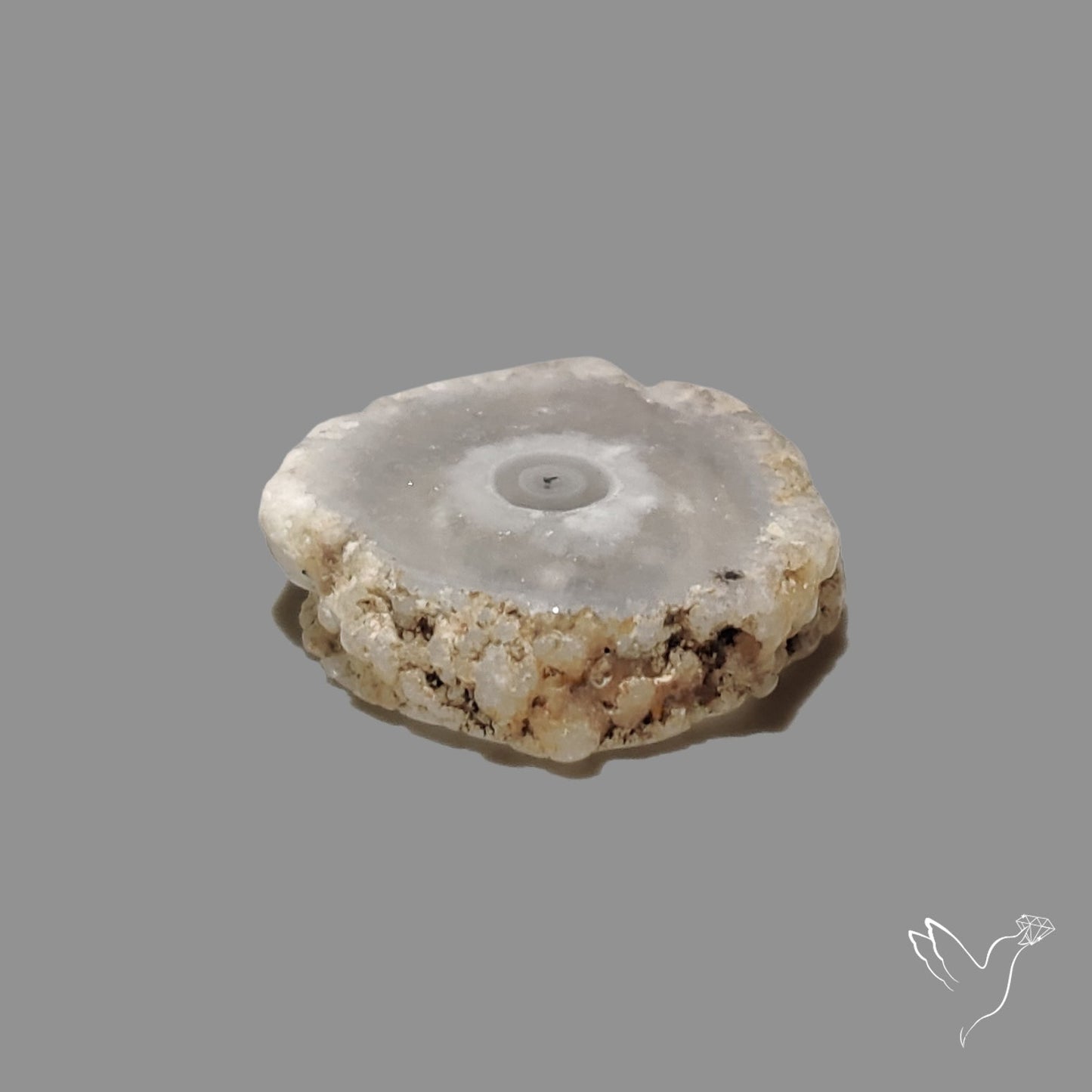 Solar Quartz Stalactite Slice