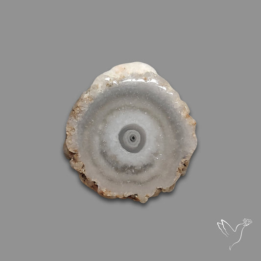 Solar Quartz Stalactite Slice