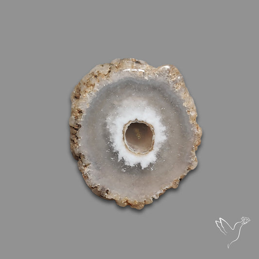 Solar Quartz Stalactite Slice