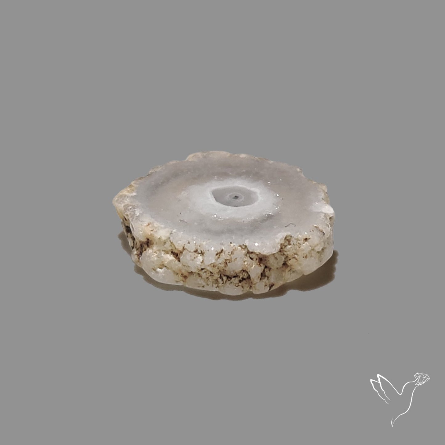 Solar Quartz Stalactite Slice