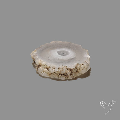 Solar Quartz Stalactite Slice