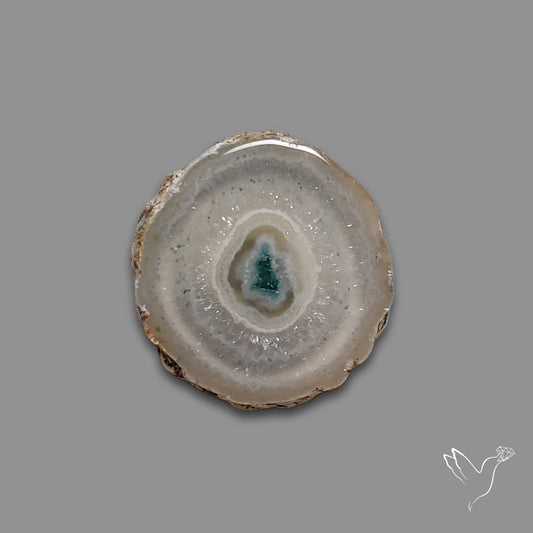 Solar Quartz Stalactite Slice