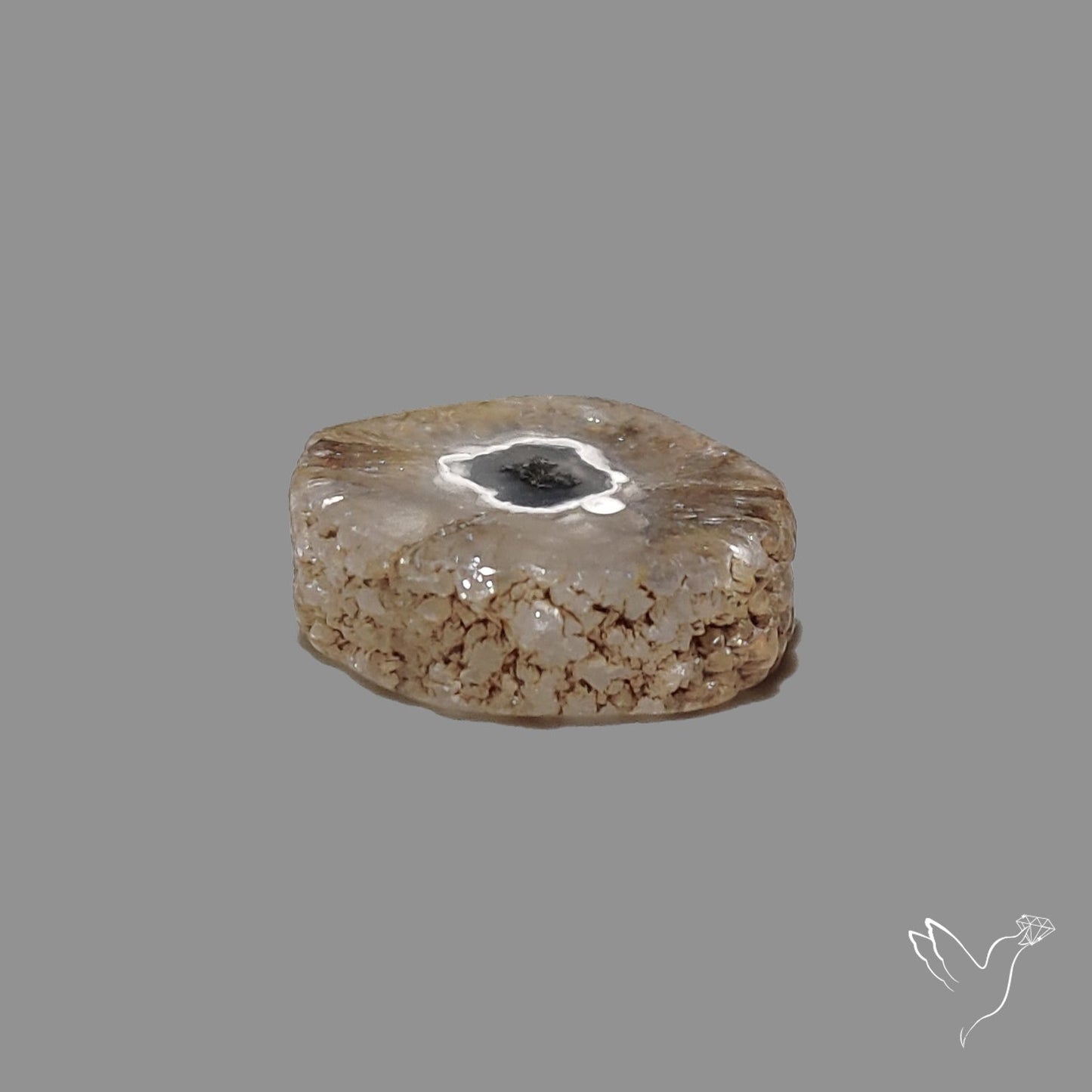 Solar Quartz Stalactite Slice