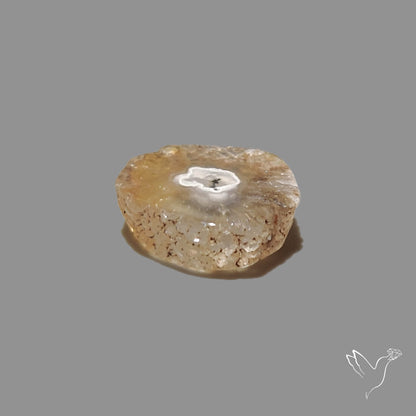 Solar Quartz Stalactite Slice