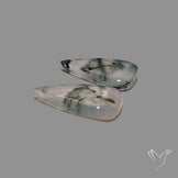 Moss Agate Pair