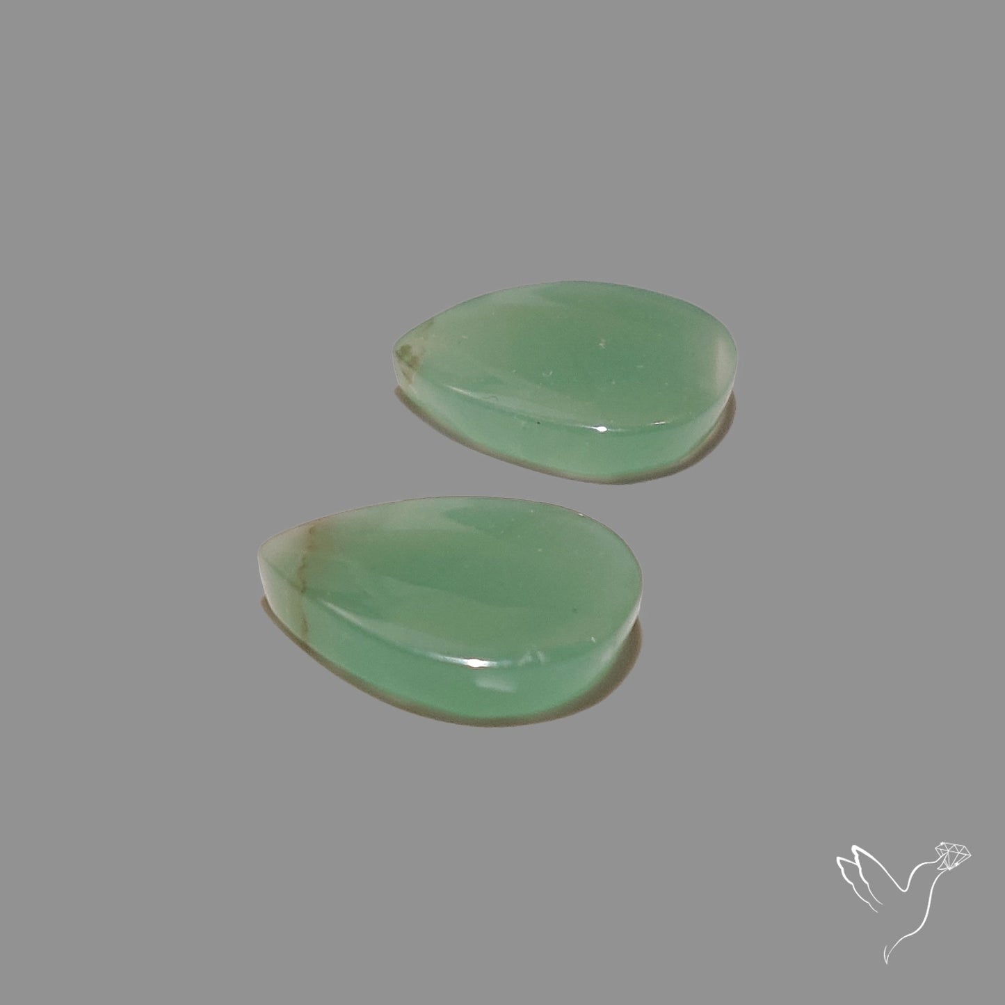 Gemmy Green Aventurine Pair