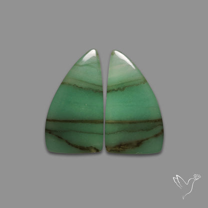 Gemmy Green Aventurine Pair