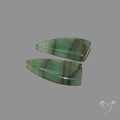 Gemmy Green Aventurine Pair