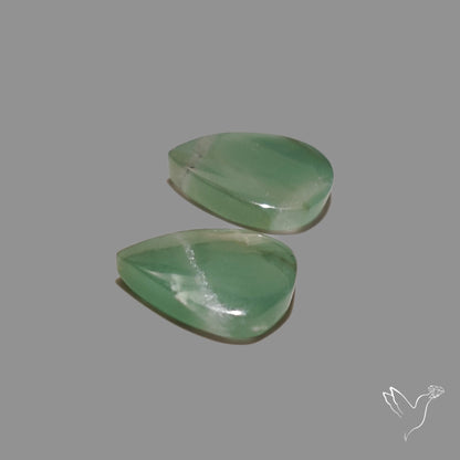 Gemmy Green Aventurine Pair