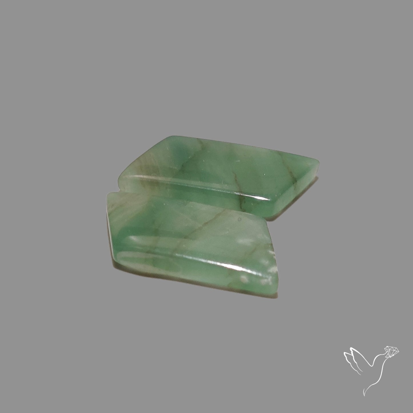 Gemmy Green Aventurine Pair