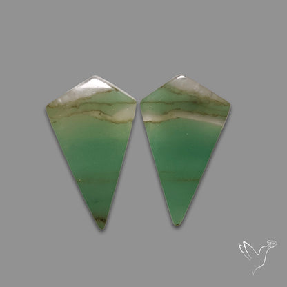 Gemmy Green Aventurine Pair