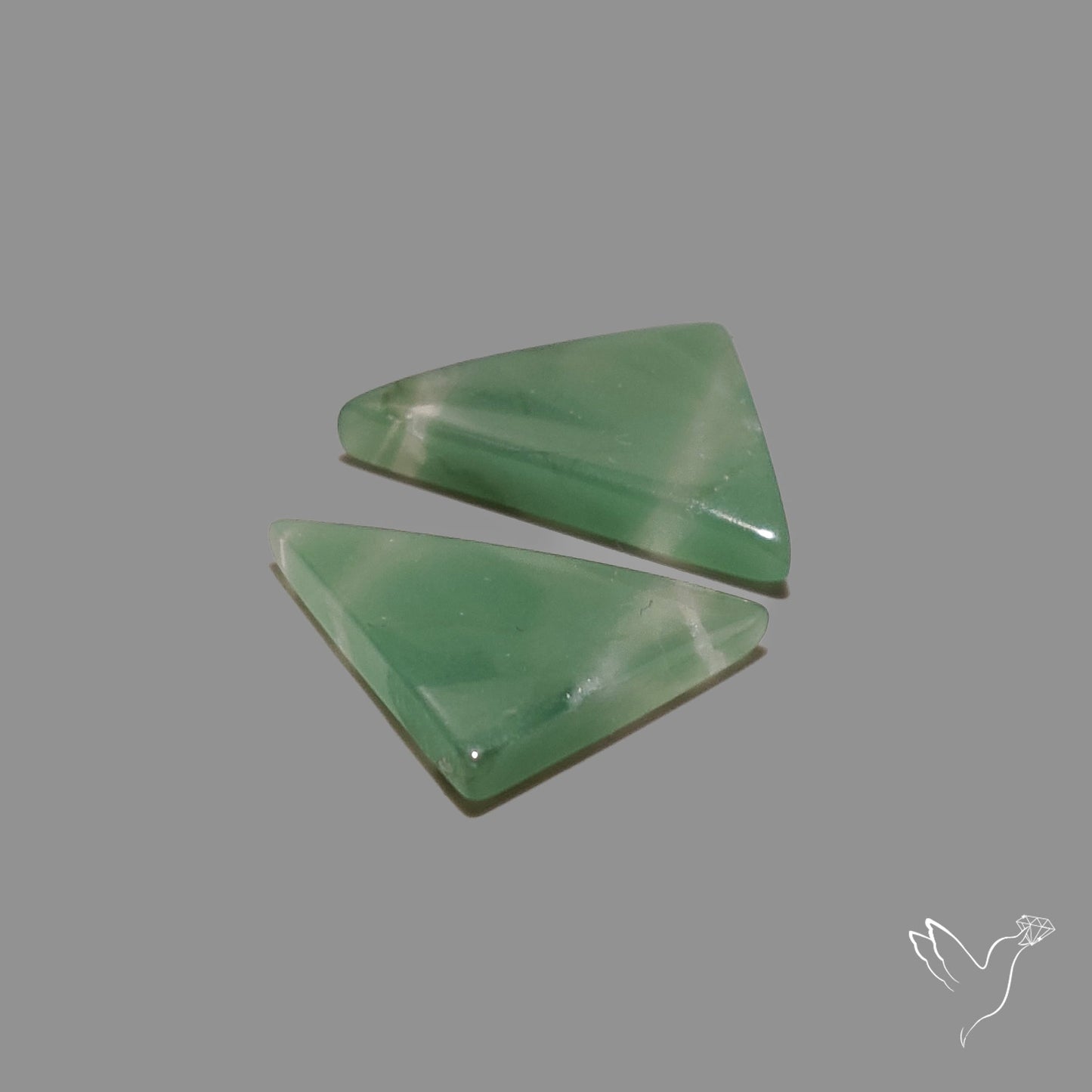Gemmy Green Aventurine Pair