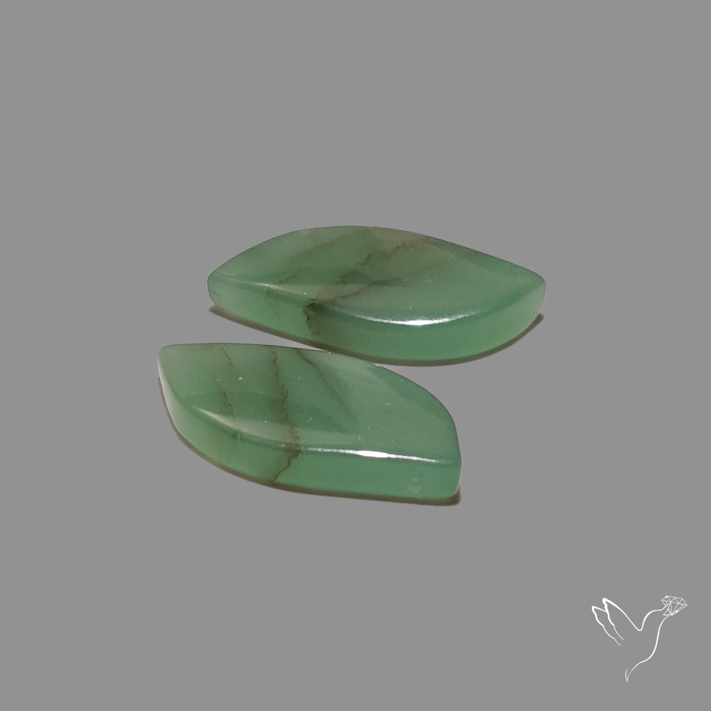 Gemmy Green Aventurine Pair