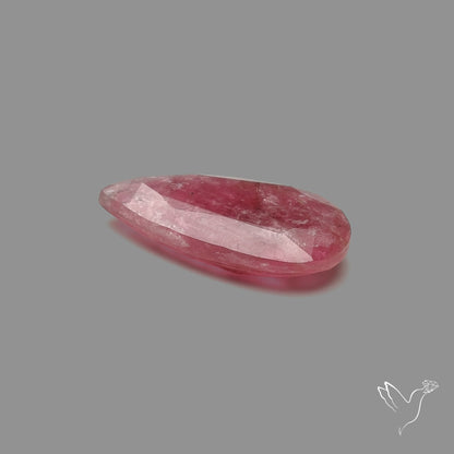 Faceted Pink Tourmalinewith Quartz Doublet