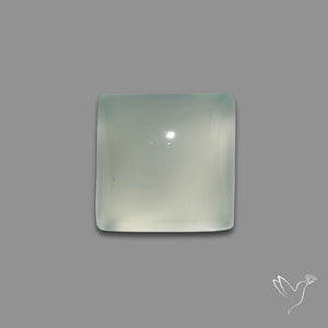 Aqua Chalcedony Cabochon Gemmy Blue-Green Aqua