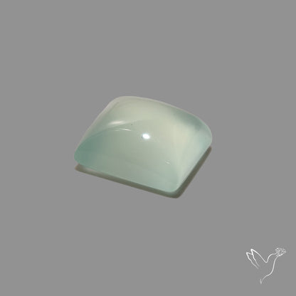 Aqua Chalcedony Cabochon Gemmy Blue-Green Aqua