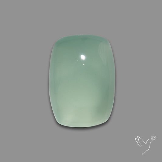 Aqua Chalcedony Cabochon Gemmy Blue-Green Aqua