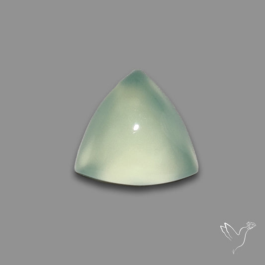 Aqua Chalcedony Cabochon Gemmy Blue-Green Aqua