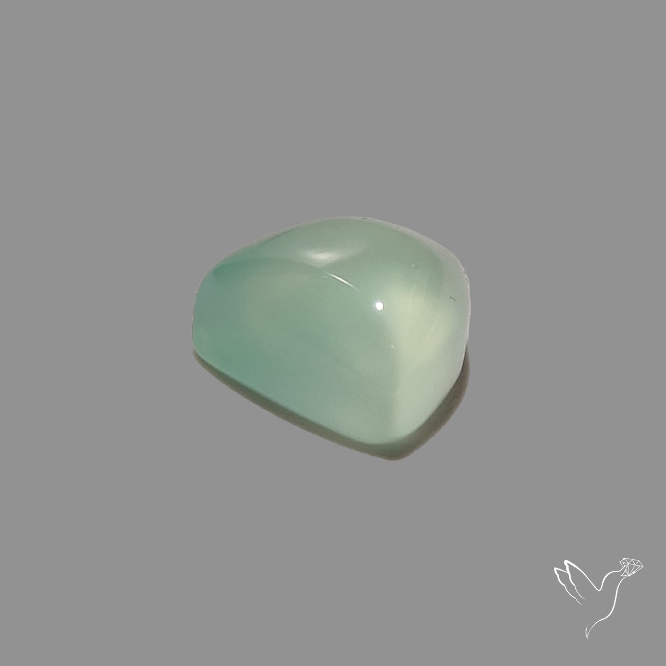 Aqua Chalcedony Cabochon Gemmy Blue-Green Aqua