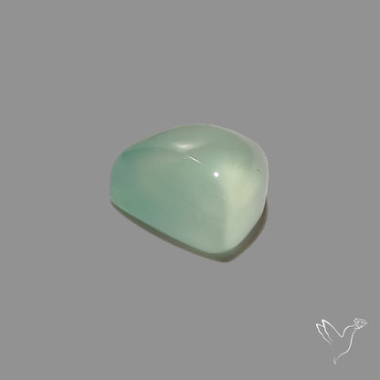 Aqua Chalcedony Cabochon Gemmy Blue-Green Aqua