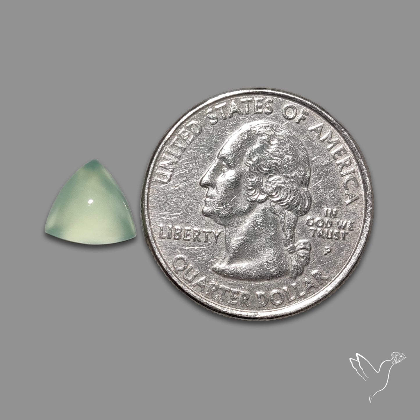 Aqua Chalcedony Cabochon Gemmy Blue-Green Aqua