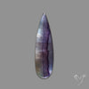 Purple Flourite With Mother Of Pearl Doublet