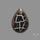 Black Septarian Fossil Cabochon