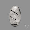 Black Tourmalinated Quartz Cabochon