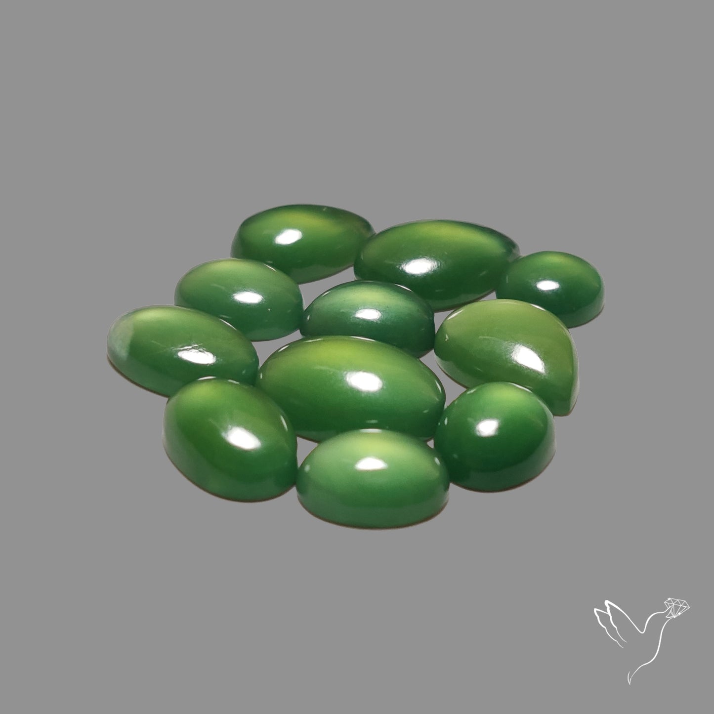 Gemmy Green Serpentine Lot