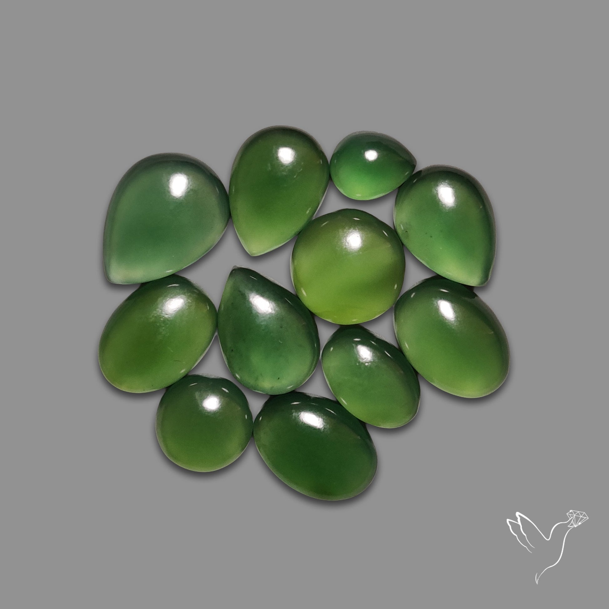 Gemmy Green Serpentine Lot