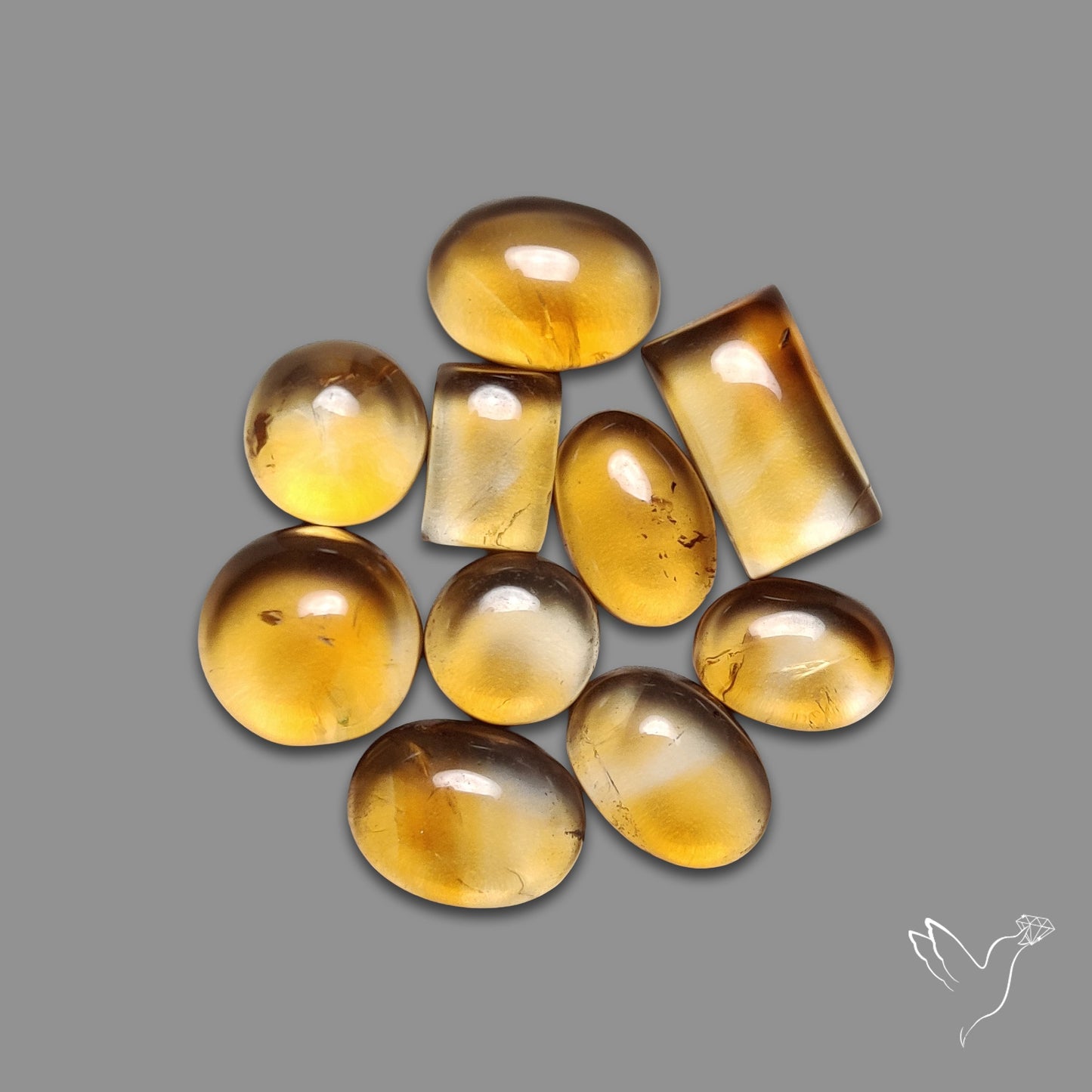 Citrine Cabochons Lot