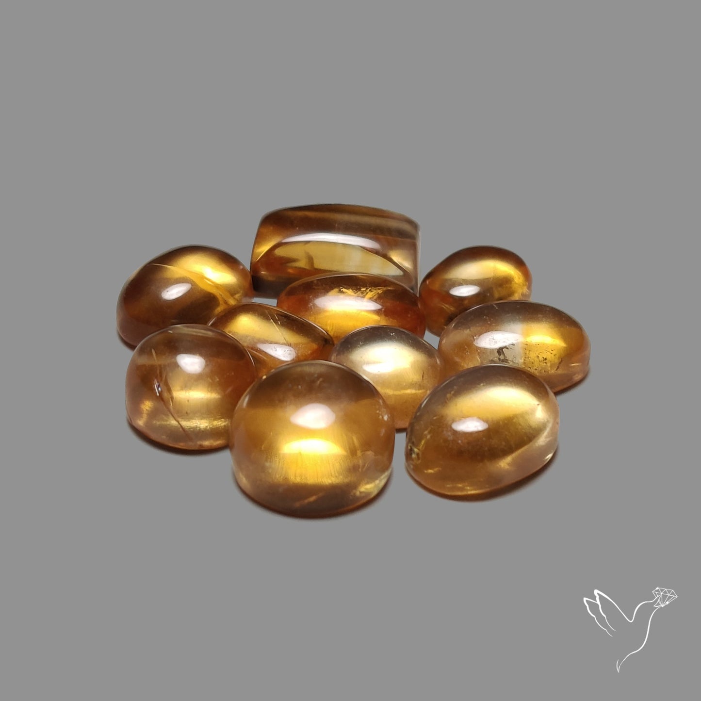 Citrine Cabochons Lot