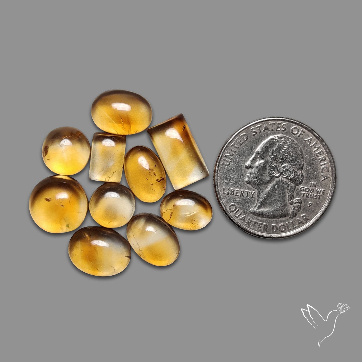 Citrine Cabochons Lot