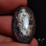 Bloodshot Iolite In Sunstone Cabochon