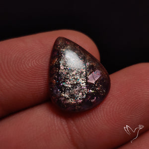 Bloodshot Iolite In Sunstone Cabochon