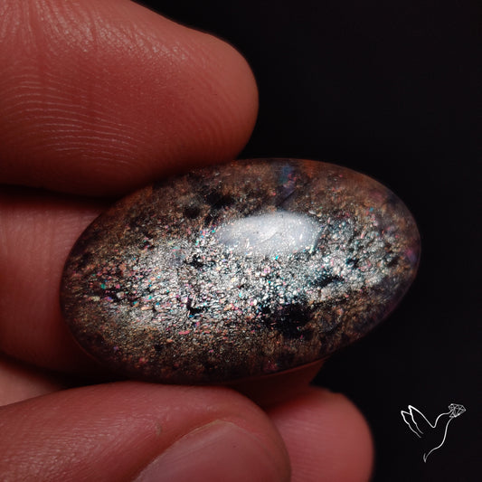 Buy Bloodshot Iolite In Sunstone Cabochon N46374 Online at GemstonesForSale
