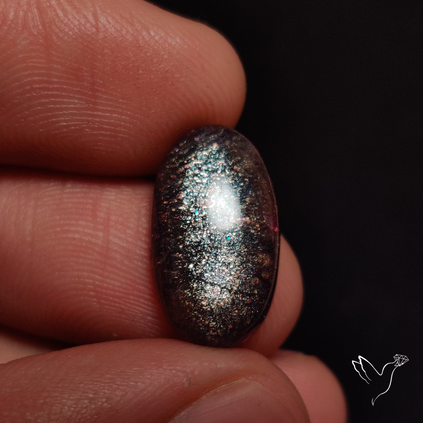 Buy Bloodshot Iolite In Sunstone Cabochon N46383 Online at GemstonesForSale