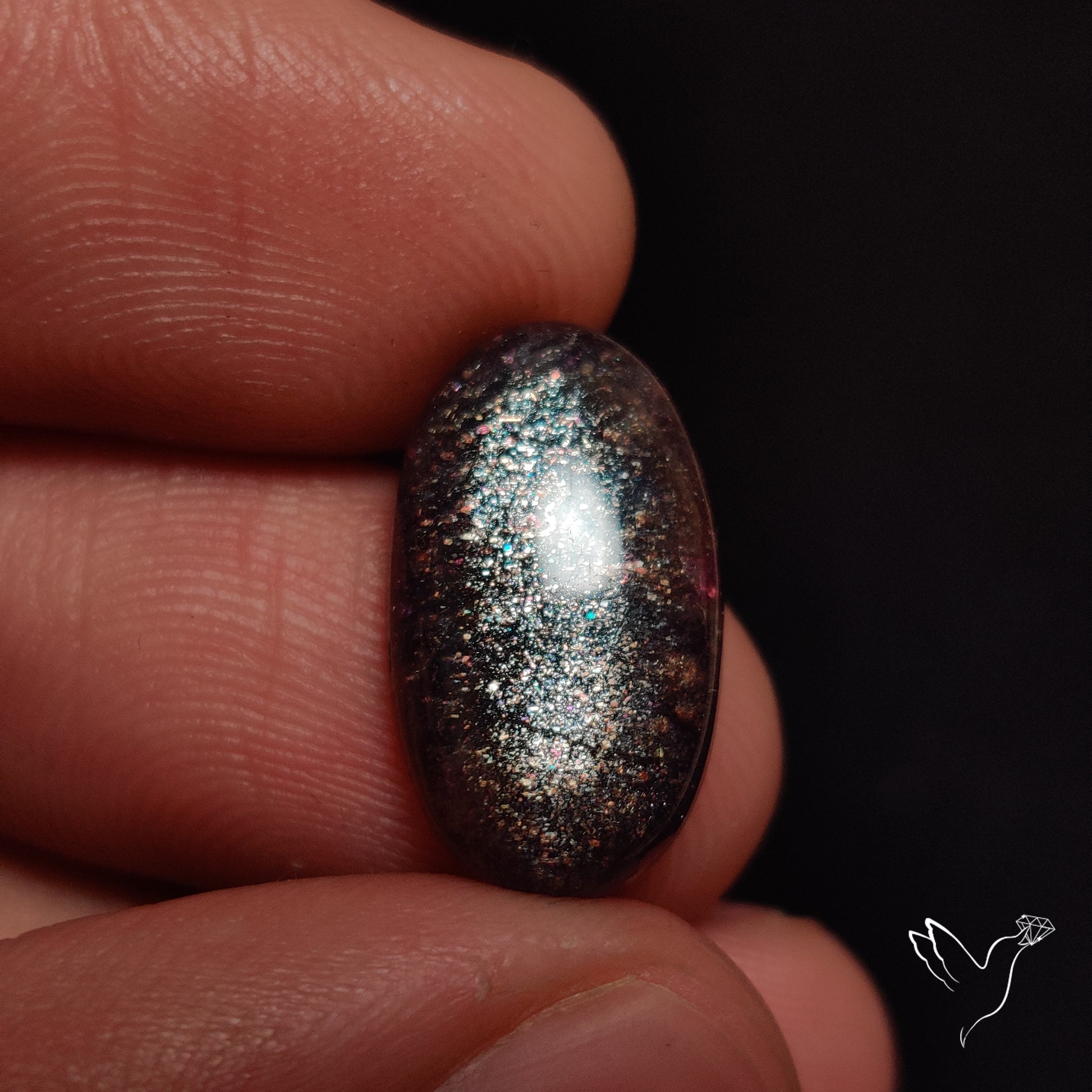Buy Bloodshot Iolite In Sunstone Cabochon N46383 Online at GemstonesForSale