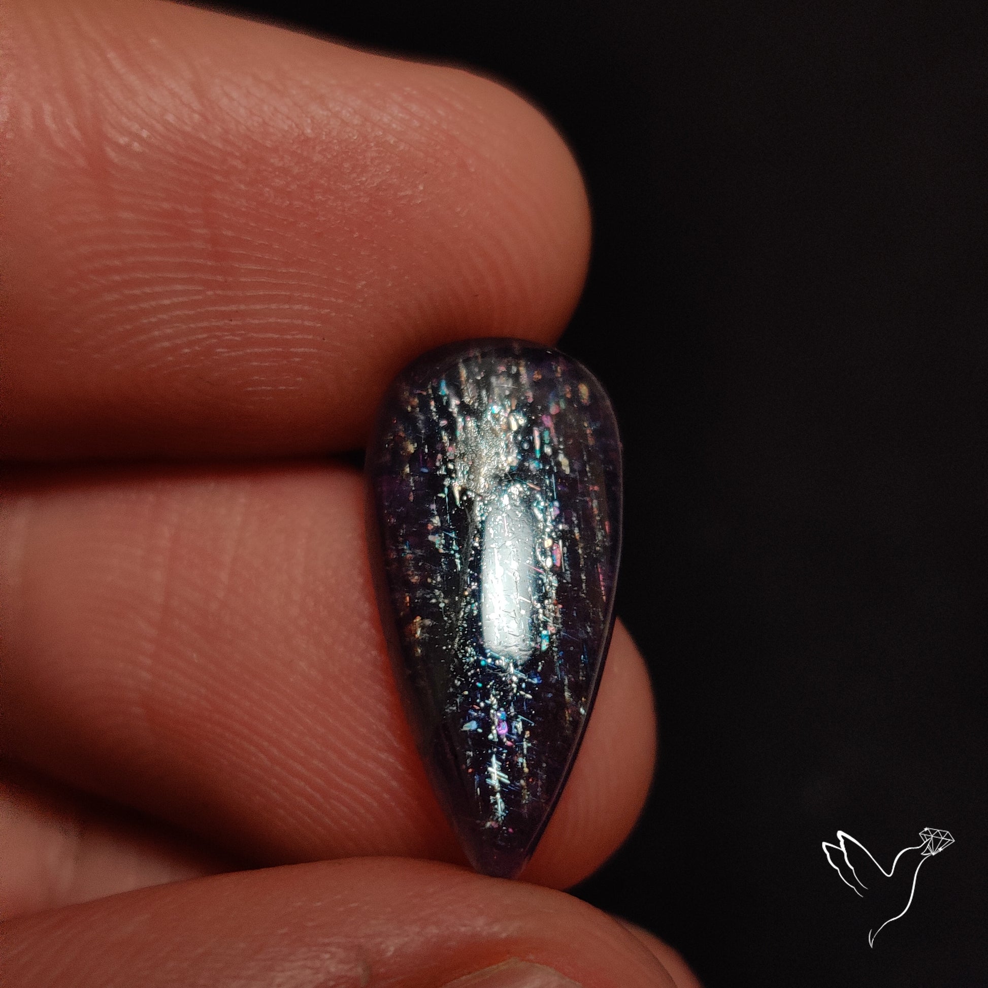 Buy Bloodshot Iolite In Sunstone Cabochon N46388 Online at GemstonesForSale