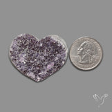 Large Amethyst Druzy Heart Specimen